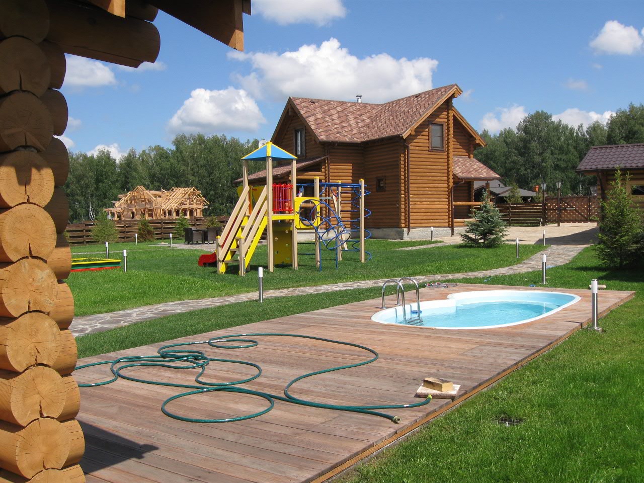 Тимашевске сборный дом ландшафт